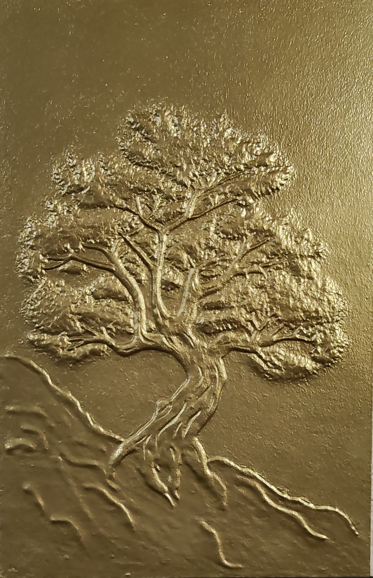 ÁRBOL DE ORO - Obra original de Nicoleta Filip Art
