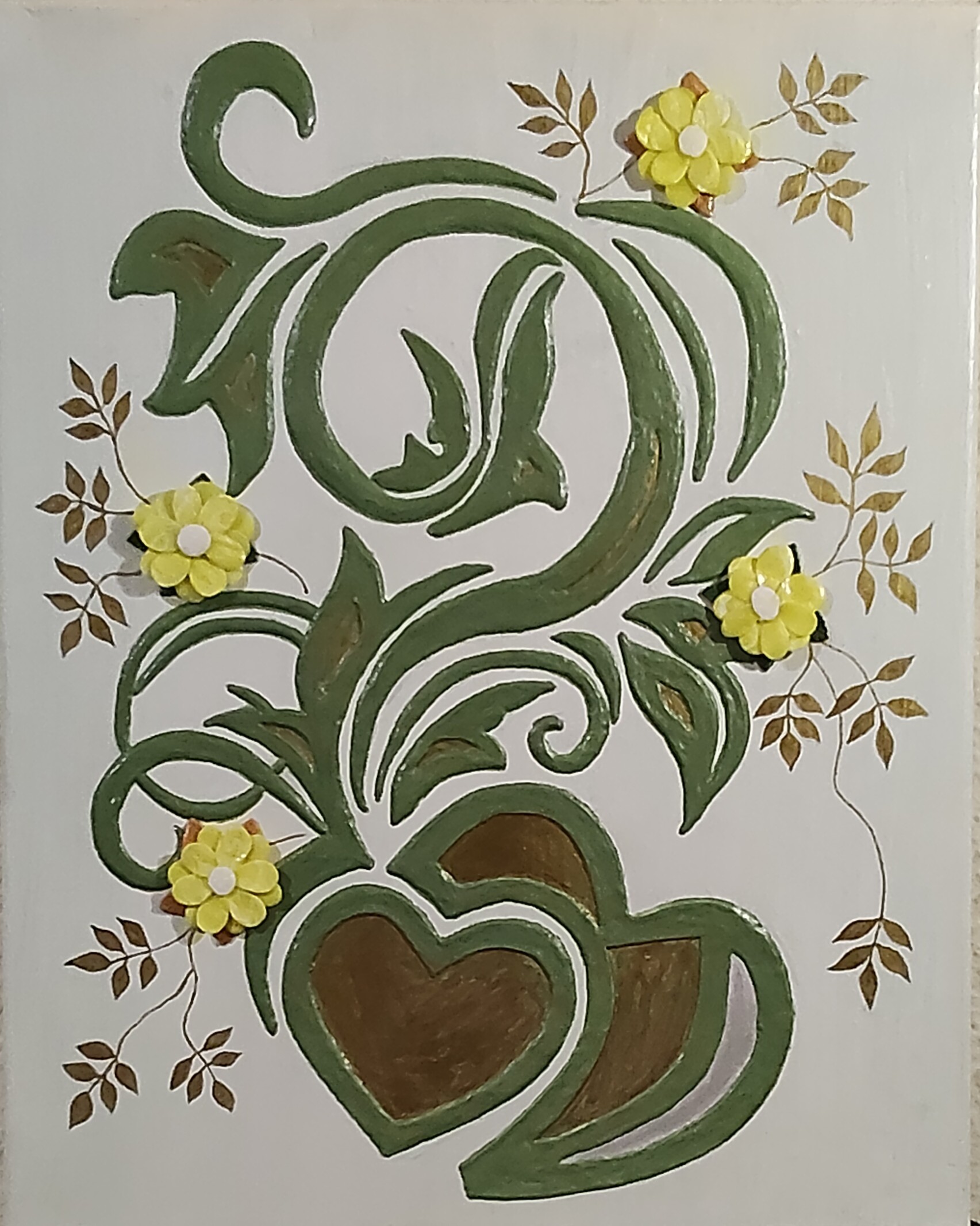 LIENZO FLORAL 2 - Obra original de Nicoleta Filip Art