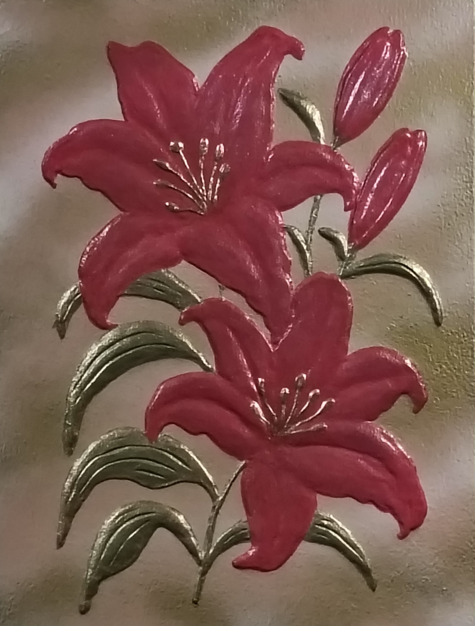 LIRIO REAL - Obra original de Nicoleta Filip Art