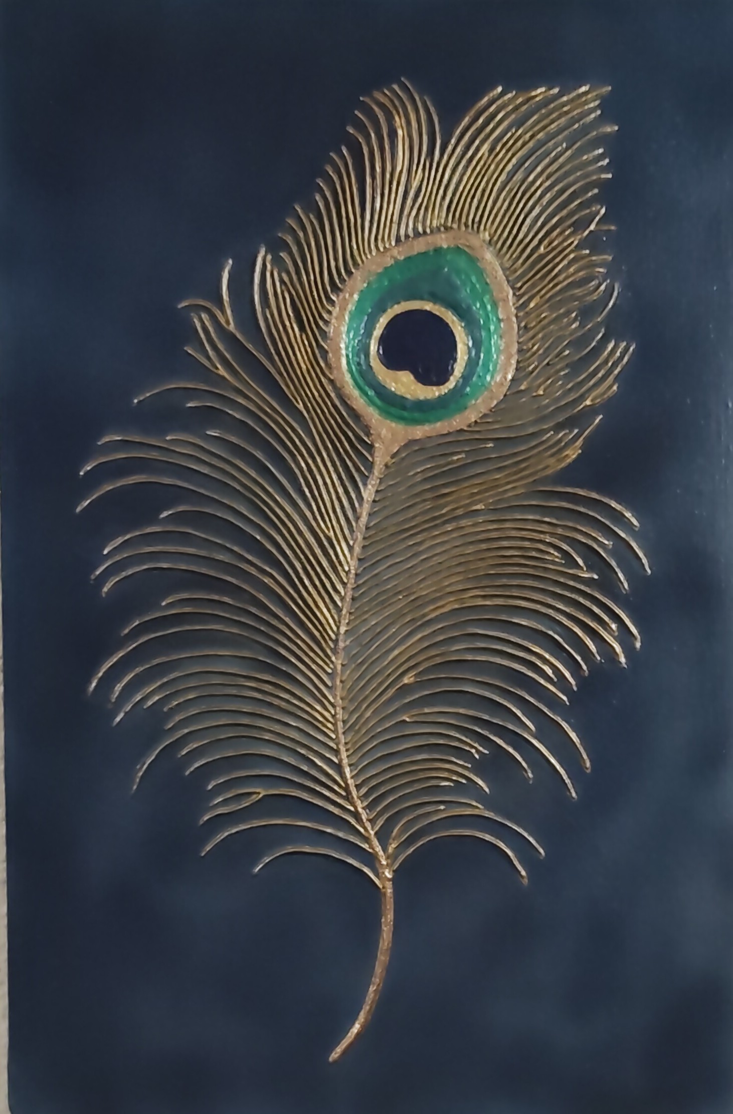 PAVO REAL - Obra original de Nicoleta Filip Art