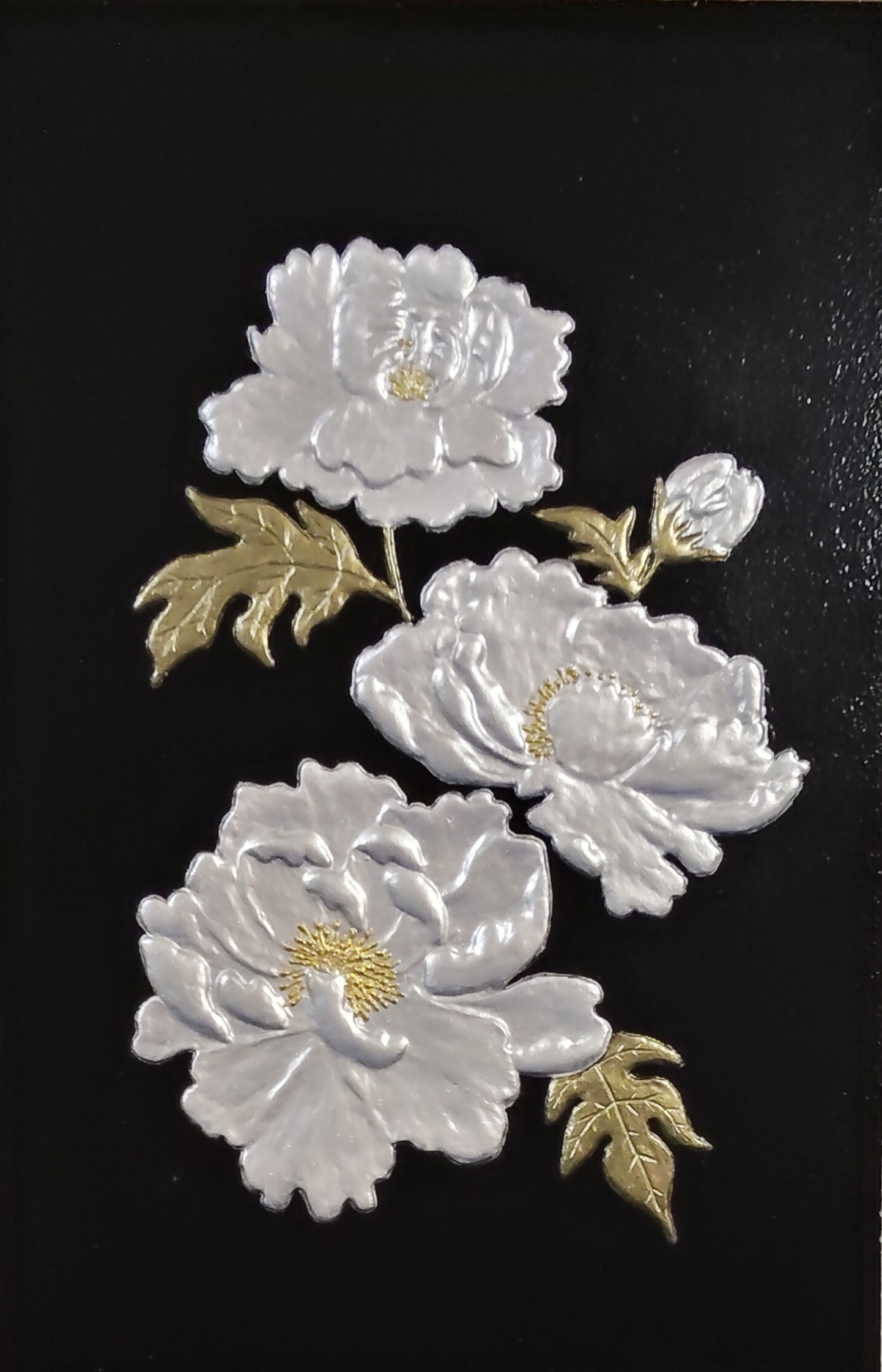 PEONIA BRILLANTE - Obra original de Nicoleta Filip Art