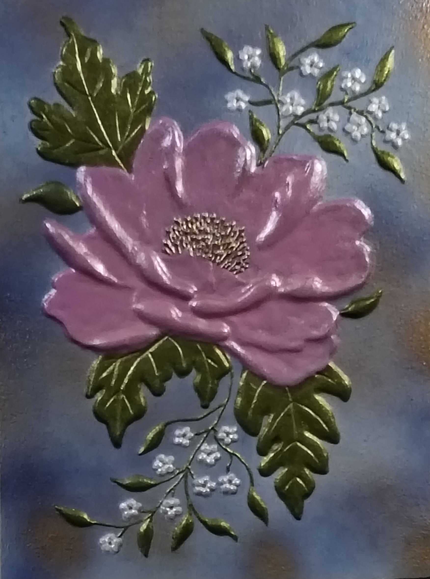 PEONIA ROSA - Obra original de Nicoleta Filip Art
