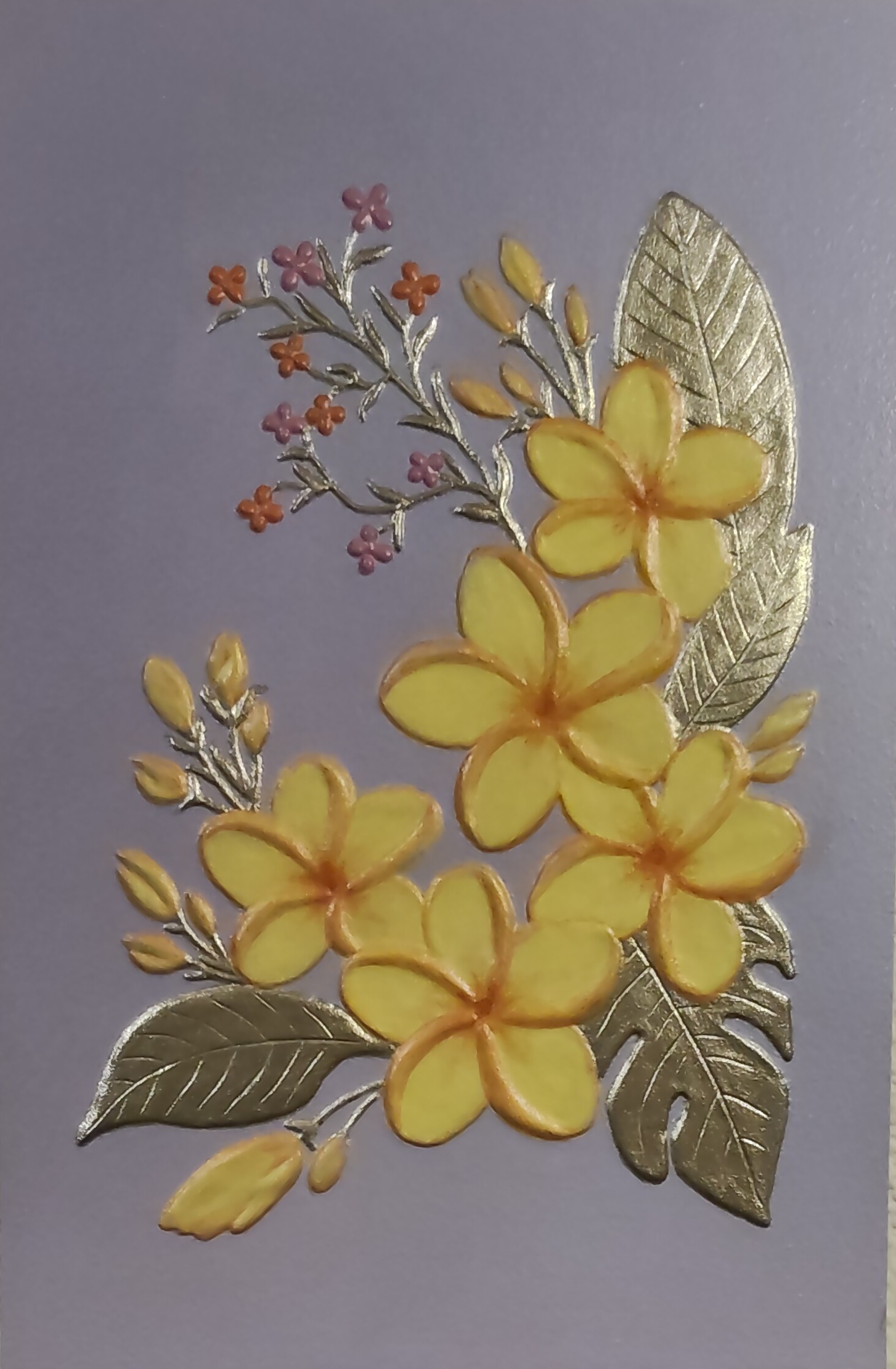 PLUMERIAS - Obra original de Nicoleta Filip Art