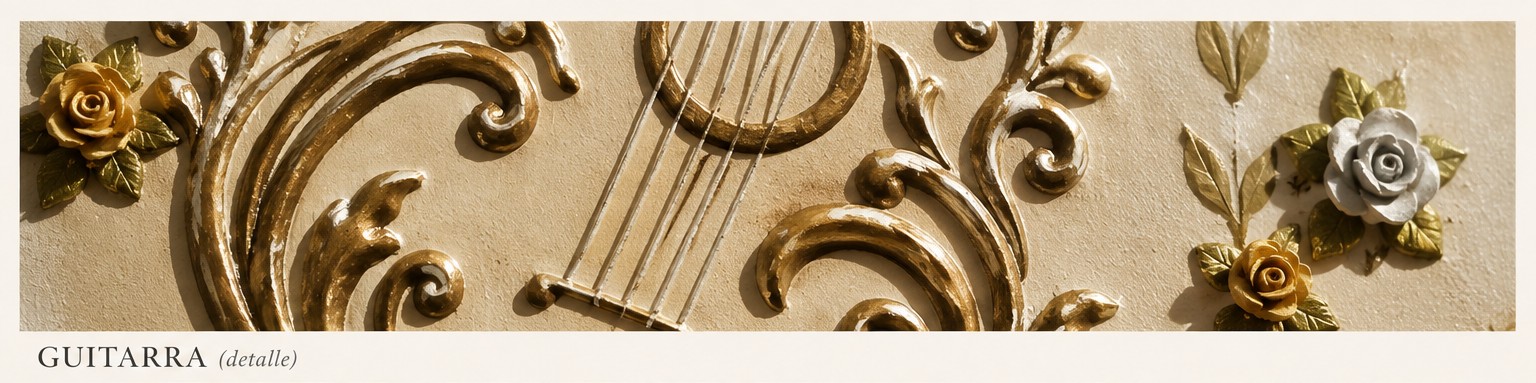 Detalle de la obra Guitarra de Nicoleta Filip