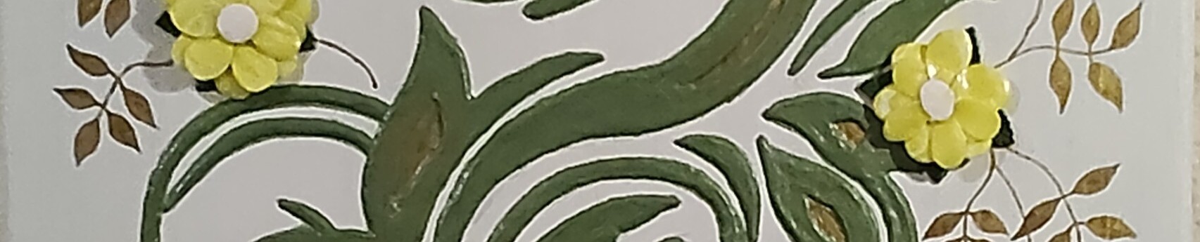 Detalle de la obra Lienzo Floral 2 de Nicoleta Filip