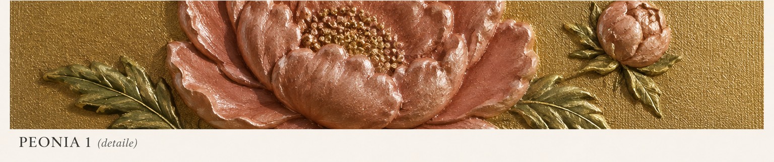 Detalle de la obra Peonia 1 de Nicoleta Filip